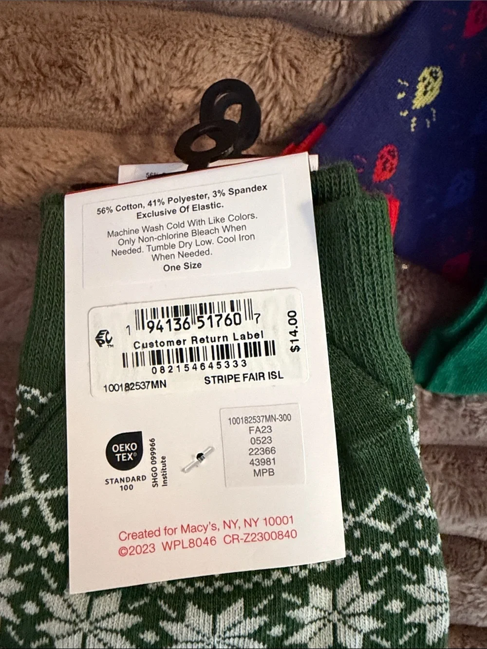 Club Room Women’s Crew Socks 4 Two Pairs.